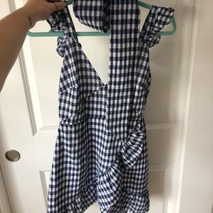 Sabo Skirt Gingham Dress Size Small